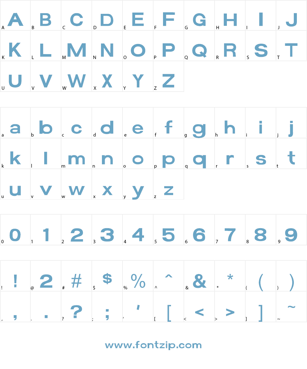 FunZone Three Font Character